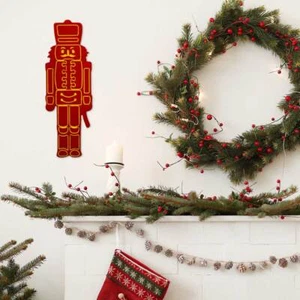 Nussknacker aus Holz zum Aufhängen Weihnachten Nussknacker Wohnkultur Wohnzimmer  - Bild 1 von 18