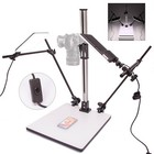 Copy Stand LED Rostrum 71cm Max Height Quick Release Plate DSLR Macro Photo UK