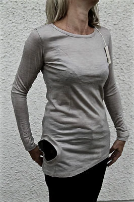 Túnica Lana Extra Fina Beige M&F GIRBAUD Talla 38 Precio Boutique 190€ Foto 1 de 4