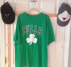 XL CHICAGO BULLS Irish T-SHIRT - Picture 1 of 12