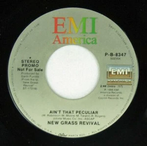 New Grass Revival, Ain't That Peculiar - Same, EMI Promo 45rpm P-B-8347 - Bild 1 von 1