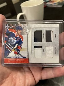 2011-12 Panini Titanium Quad Memorabilia /25 Shawn Horcoff #8