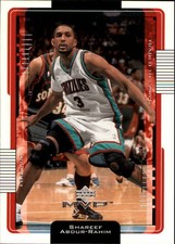 2001-02 Upper Deck MVP Atlanta Hawks Basketball Card #177 Shareef Abdur-Rahim