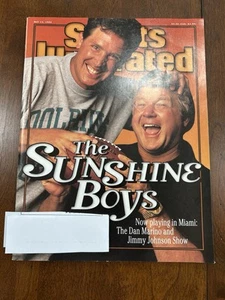 13 de mayo de 1996 Dan Marino Jimmy Johnson Miami Dolphins Sports Illustrated - Imagen 1 de 3