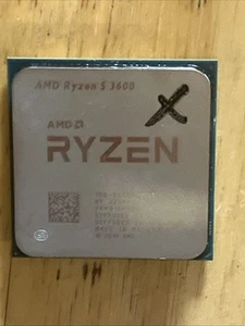 *BENT PINS* AMD Ryzen 5 3600 Processor (3.6GHz, 6 Cores, Socket AM4) -100-100000 - Photo 1/3