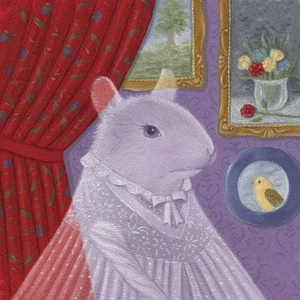 Lady Willow of Aramathooza by Gina Matarazzo 13 x 13 " Paper New Size Unframed - Picture 1 of 1