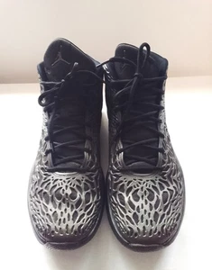 NIKE AIR JORDAN - seltene Sneakers high Gr.46 (US-Size 12) in grau - Bild 1 von 12