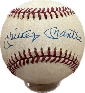 Mickey Mantle Signed OAL Ball (Bobby Brown) JSA Full LOA – Yankees HOF Legend - Picture 1 of 3