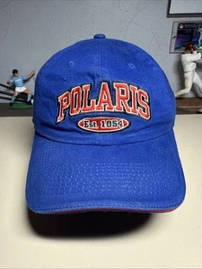Sombrero Polaris Script Azul 1954 Rojo Bordado Letras Ajustable - Imagen 1 de 10