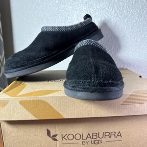 Pantofole Burree nere da uomo taglia 11 Koolaburra by Ugg 1159690 - Foto 1 di 12