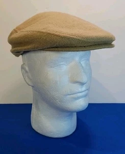 VINTAGE Trav'ler, By The Country Gentleman Zeitungsjungenmütze Kamelhaar flache Mütze 7 1/4 - Bild 1 von 9