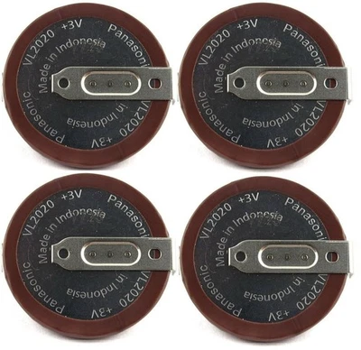 4 NEW PANASONIC VL2020 BATTERY FOR BMW E46 E60 E92 E39 328 330 M3 X5 528i 540i - Image 1 of 4