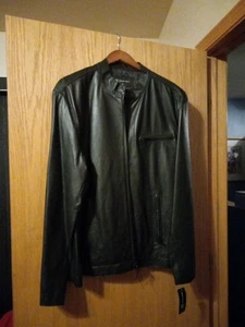 Mens Inc Leather Jacket International Concepts XXL 30 Long 25 Armpit To Arm  - Picture 1 of 5