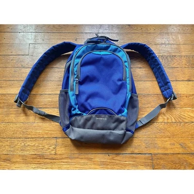 LANDS’ END Kids Small Blue/Gray Backpack - Image 1 of 4