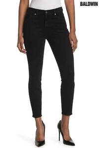 JEAN BALDWIN NEGRO CARBÓN AJUSTADO AL TOBILLO $198 NUEVO CON ETIQUETAS. HECHO EN USA. Talla 29 - Imagen 1 de 12