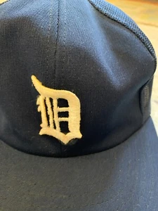 De colección 1980 Detroit Tigers Snapback Sombrero Especialidades Deportivas Parche Blanco “D” - Imagen 1 de 6