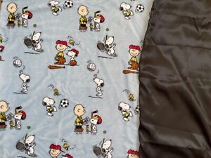 Custom Snoopy Baby Blanket with Silky  Blanket, Peanuts- 50x 35” Approx.