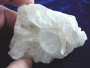 (R222) Clear white Quartz crystal points Hot Springs Arkansas diamond specimen - Picture 1 of 1