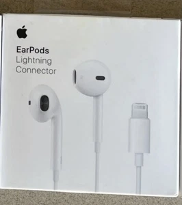 Origina APPLE EarPods Lightning Wired Earphones Headphones iPhone 7 8 X 11 12 13 - Picture 1 of 3