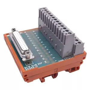 Entrelec BFM.SUB 25F Connector Interface Module DB25 Female to Screw Terminals - Picture 1 of 7