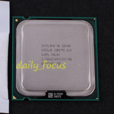 Intel Core 2 Duo Model E8600 SLB9L 3.33 GHz AT80570PJ0936M CPU LGA 775 1333 MHz - Image 1 of 2