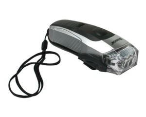 Bright Bike Light Front LED Headlight Battery Powered 3 LED Handheld Torch Union - Picture 1 of 1