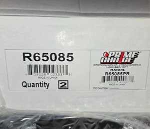 R65085 Prime Choice Disc Brake Rotors - Picture 1 of 3