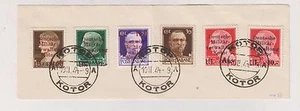 ALEMANIA, Montenegro, KOTOR locales Segunda Guerra Mundial, conjunto raro, certificado usado Ercegovic - Imagen 1 de 2