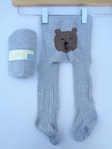 Baby GAP Cable Knit Bear Tights Face Soft Bottom Baby Girls Pink Gray White Owl - Picture 1 of 23