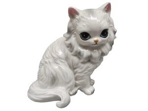 Figura Gatito Gato Vintage. Ojos grandes. George Good Porcelain. Japón. Lindo, raro - Imagen 1 de 12