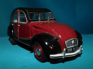 CITROËN 2CV CHARLESTON BORDEAUX - 1982 - HACHETTE Ech 1/24 . ETAT DE VITRINE - Imagen 1 de 12