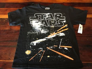 NEW Official Star Wars Rogue 1 One Movie Logo T-Shirt Youth Sizes On the Run - Picture 1 of 2