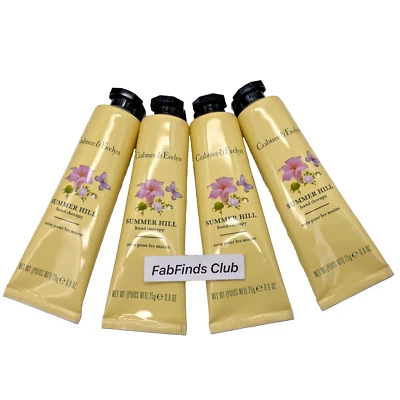 Crabtree & Evelyn Summer Hill Hand Therapy Cream Sealed New Travel Size 4x0.9oz - Image 1 of 4
