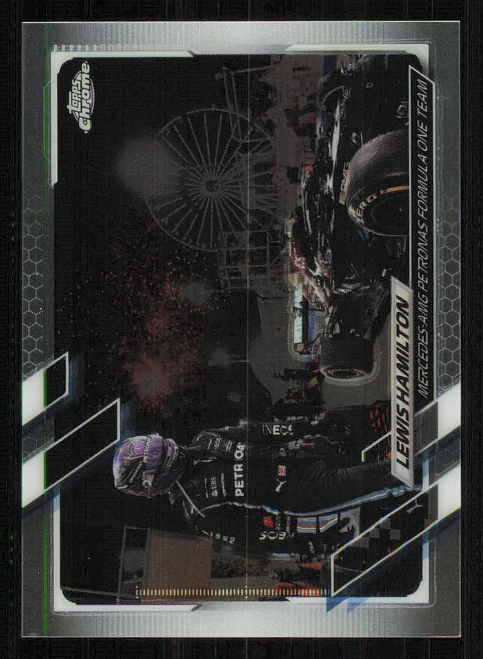 2021 Topps Chrome Formula 1 #56 Lewis Hamilton - Image 1 of 2