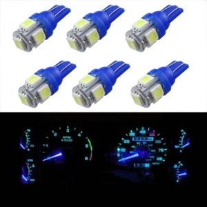 For 1987-1993 Ford Mustang Instrument Gauge Cluster Light LED Bulbs Ice Blue - Picture 1 of 7