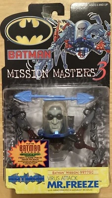 Batman Mission Masters 3 Virus Attack Mr. Freeze Arachnotech Assault Hasbro NUEVO Foto 1 de 4