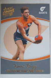 GWS Giants AFL Football Select Honours Series 1 Football Card Tomas Bugg
