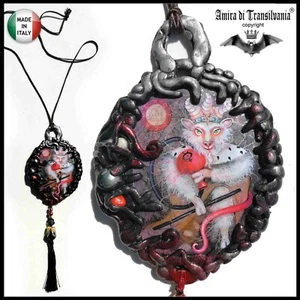 Talismano collana pendente amuleto portafortuna potere magico soldi denaro amore - Picture 1 of 12