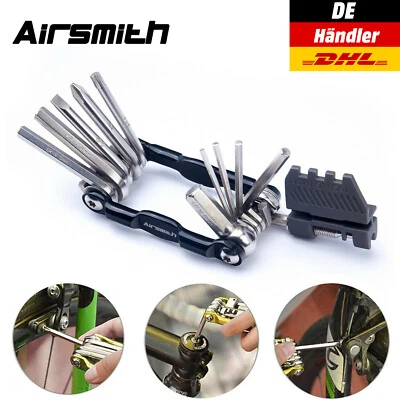 14 in 1 Multitool Fahrrad Reparatur Werkzeug sechskantschlüssel Schraubendreher - Bild 1 von 4
