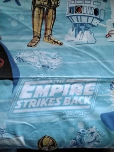 Star Wars Empire Strikes Back 1979 20th Century Fox Twin Flat Sheet - Picture 1 of 7