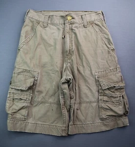 Men's 2012 Levi's Cargo Shorts Brown Distressed Size 29 - Picture 1 of 11