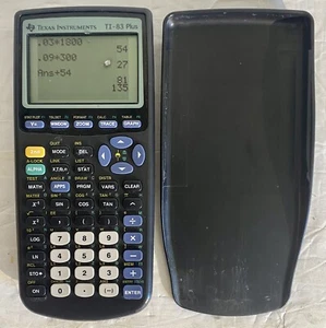 Calculadora gráfica TI-83 Plus edición negra - Imagen 1 de 7