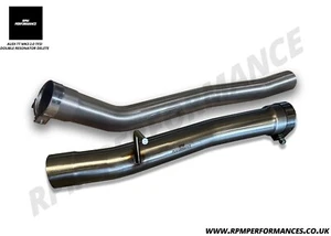 Audi TT MK3 2.0 TFSI QUATTRO Double Resonator Delete Exhaust - RPM PERFORMANCE - Afbeelding 1 van 1