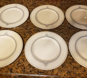 Heinrich Villeroy & Roch Vega Design Konvolut 6 Mittagsteller - Bild 1 von 7