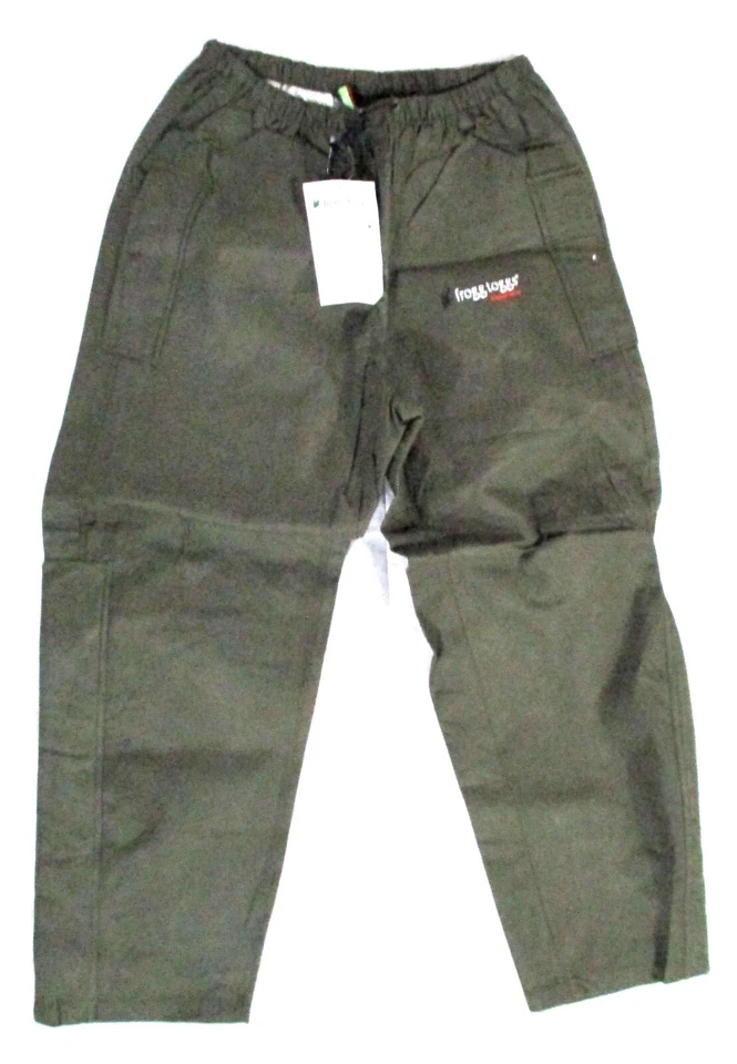 FROGG TOGG BULL FROGG SIGNATURE FISHING RAIN PANTS STONE MEDIUM BRAND NEW - Image 1 of 1