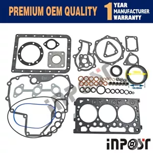 Overhaul Full Gasket Set with Head Gasket For Kubota D722 Engine - Picture 1 of 4