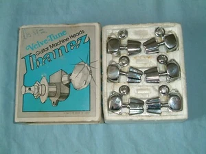 SET IBANEZ Japan Chrome 3+3 ACOUSTIC GUITAR TUNERS - Picture 1 of 7