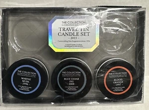 The Collection By Chesapeake Bay Candle Travel Tin Set 2015. 3 Scented Tins. IN - Picture 1 of 2