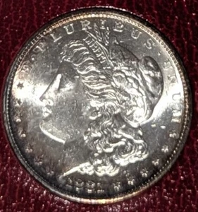1881-S Redfield NGC MS62 Bright and Shiny Mint State Morgan Silver Dollar PQ BU - Picture 1 of 9