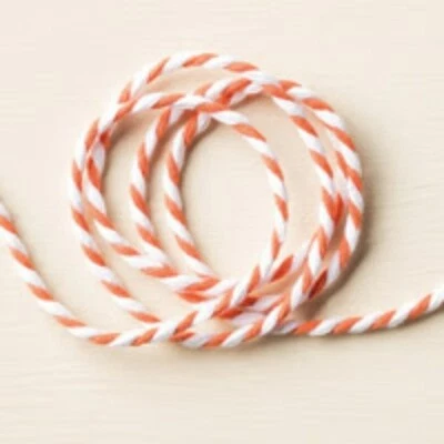 Stampin' Up! Cinta a Rayas Naranja Borde Dos Tonos Tango Blanco y Mandarina NUEVO Foto 1 de 4